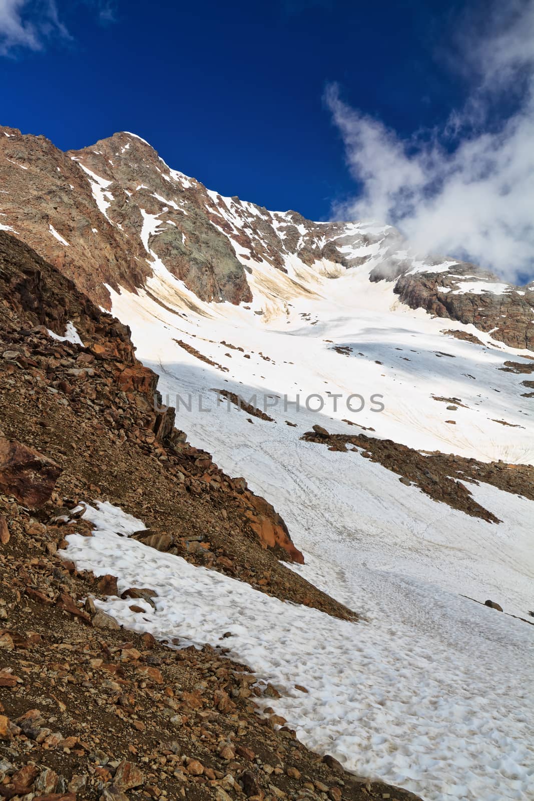 Tavela peak in Stelvio National park by antonioscarpi