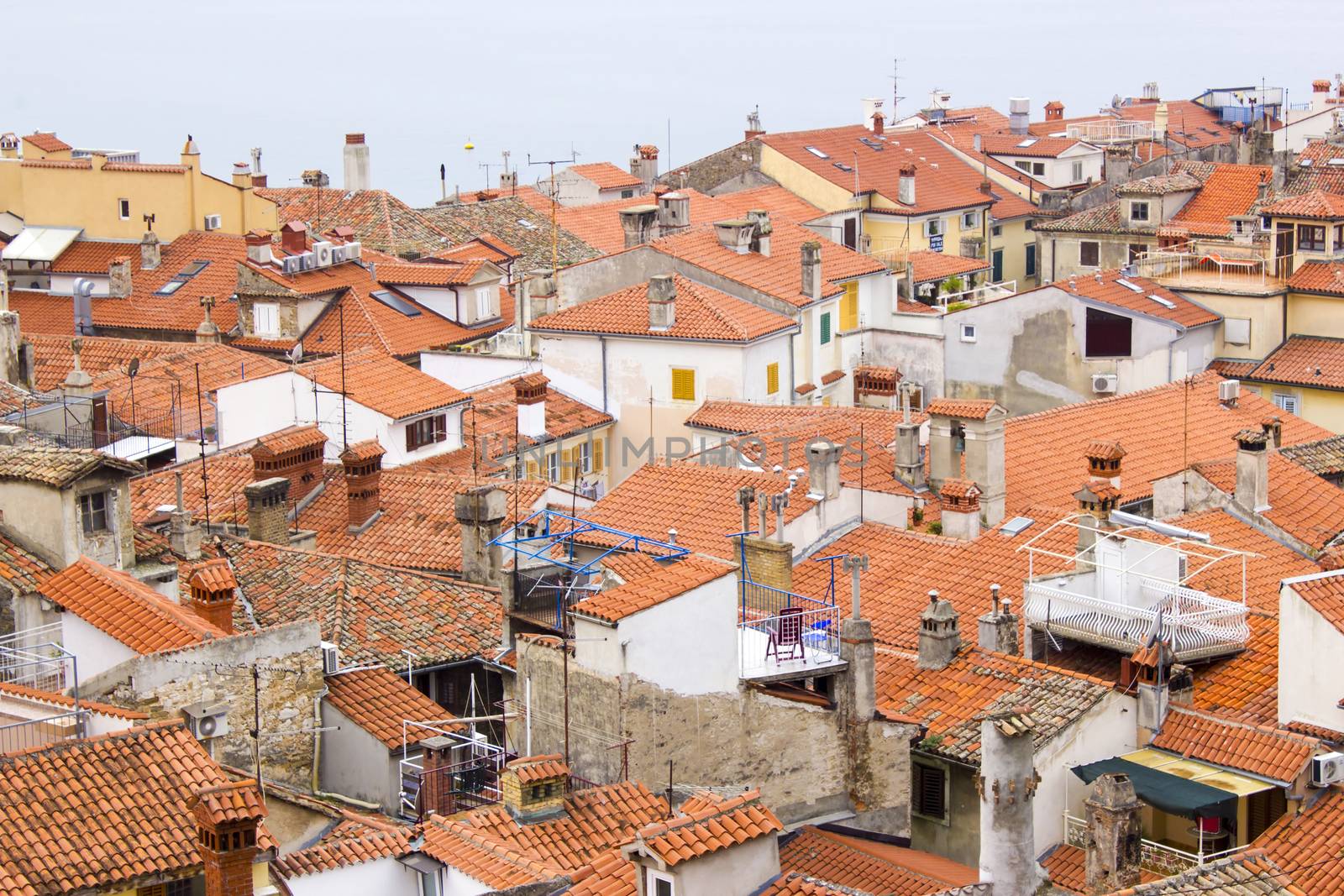 old town Piran - beautiful Slovenian adriatic coast by miradrozdowski