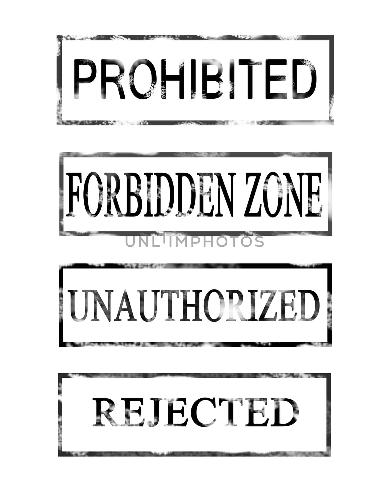 four prohibited stamps by alexmak