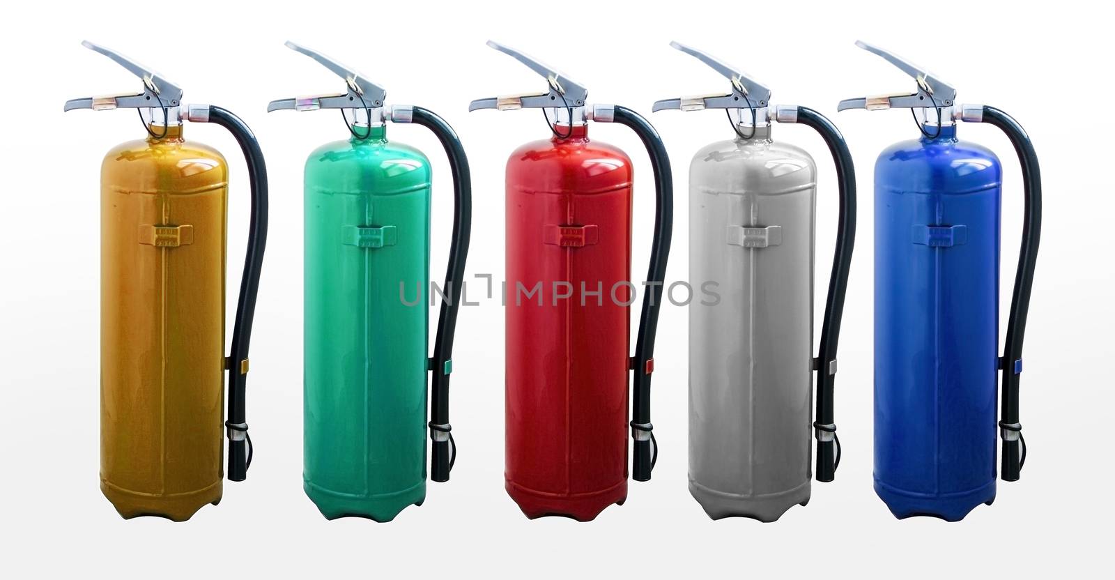 Portable colorful fire extinguisher by yanukit