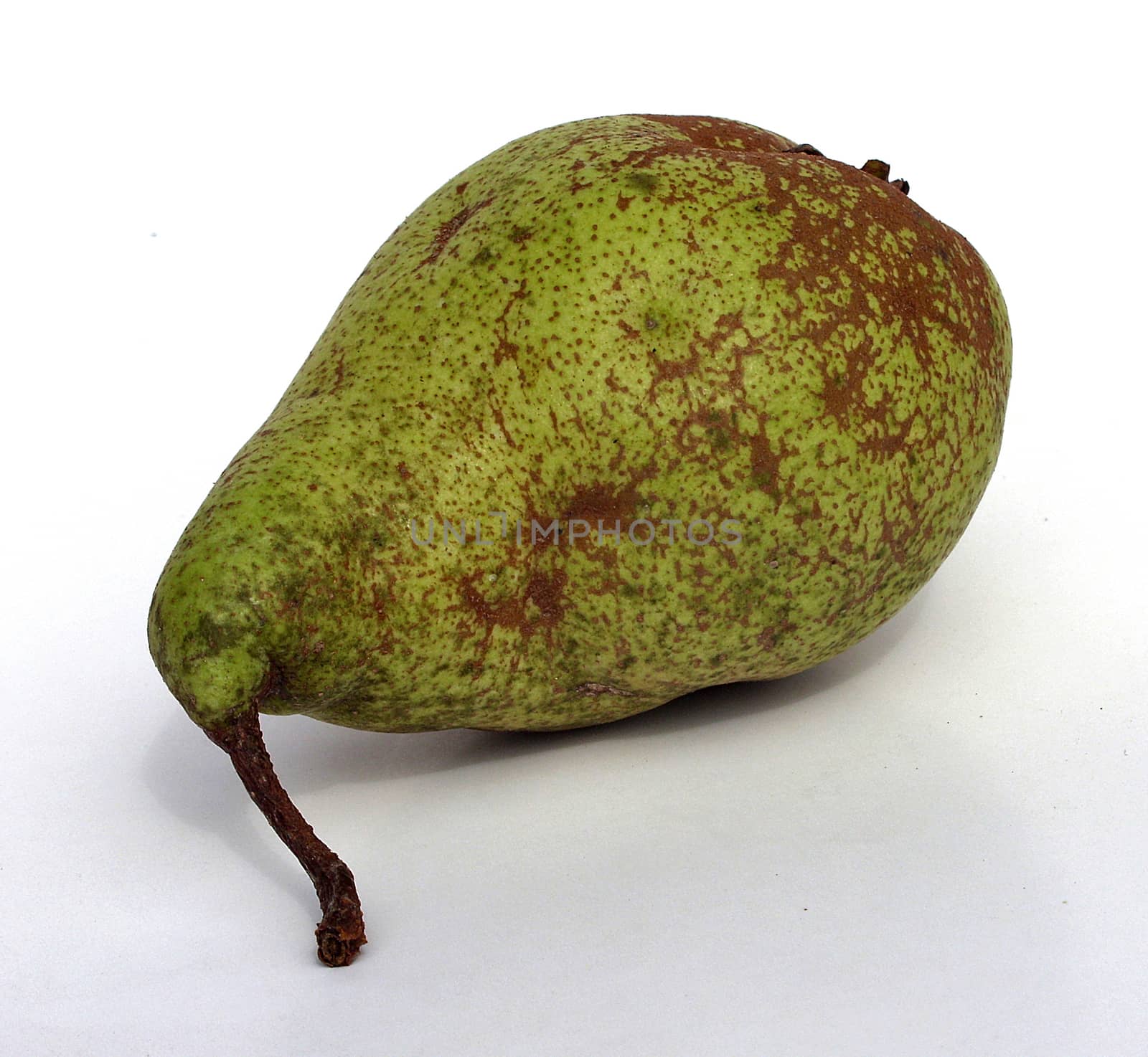 Green organic pear