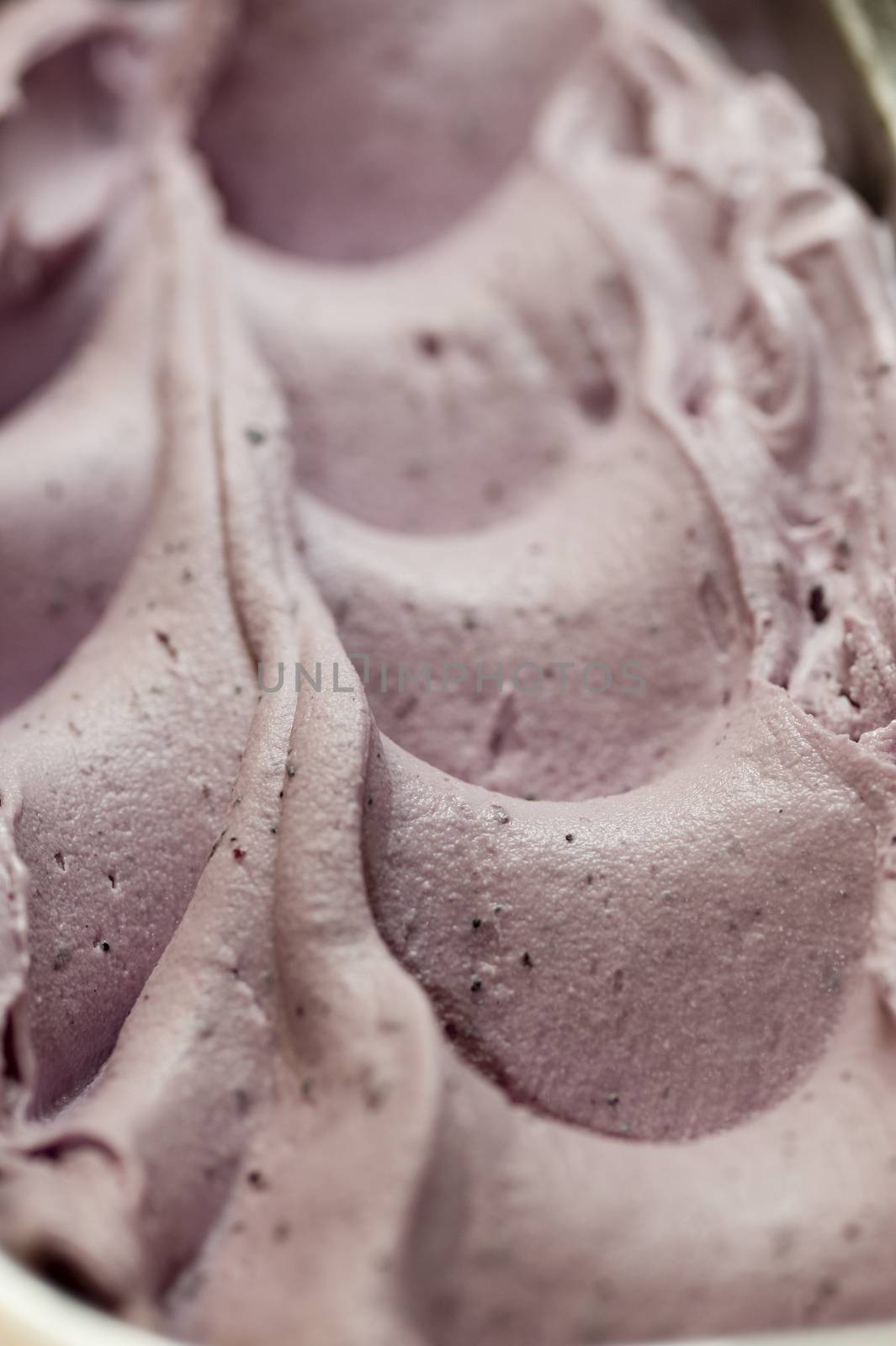 Ice cream preparation with different tools, ingredients, and machines