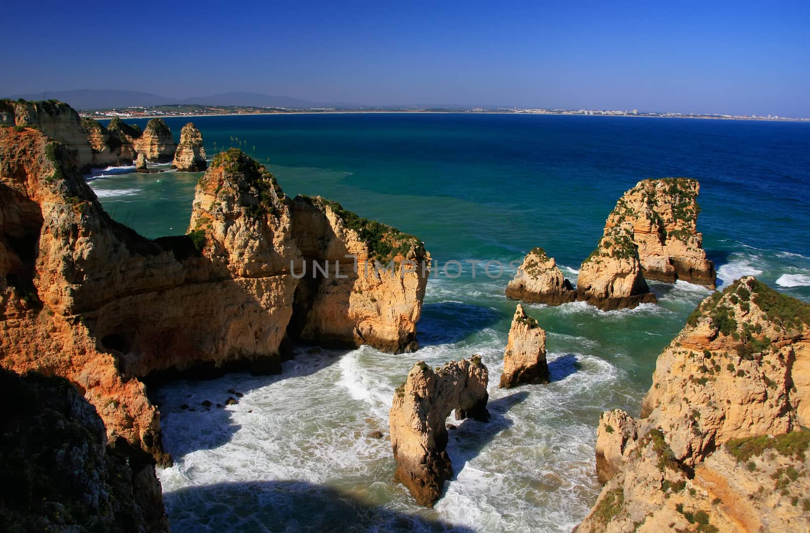 Ponta de Piedade in Lagos, Algarve region, Portugal  by donya_nedomam