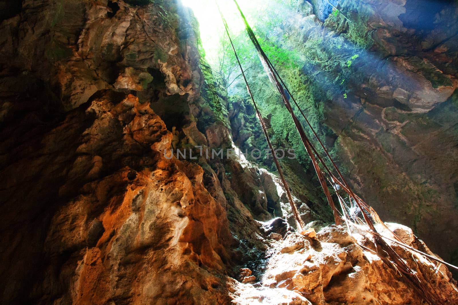 fantastic light in cave by yanukit