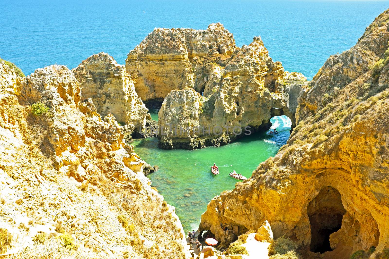 Ponte Piedade in Lagos Portugal
