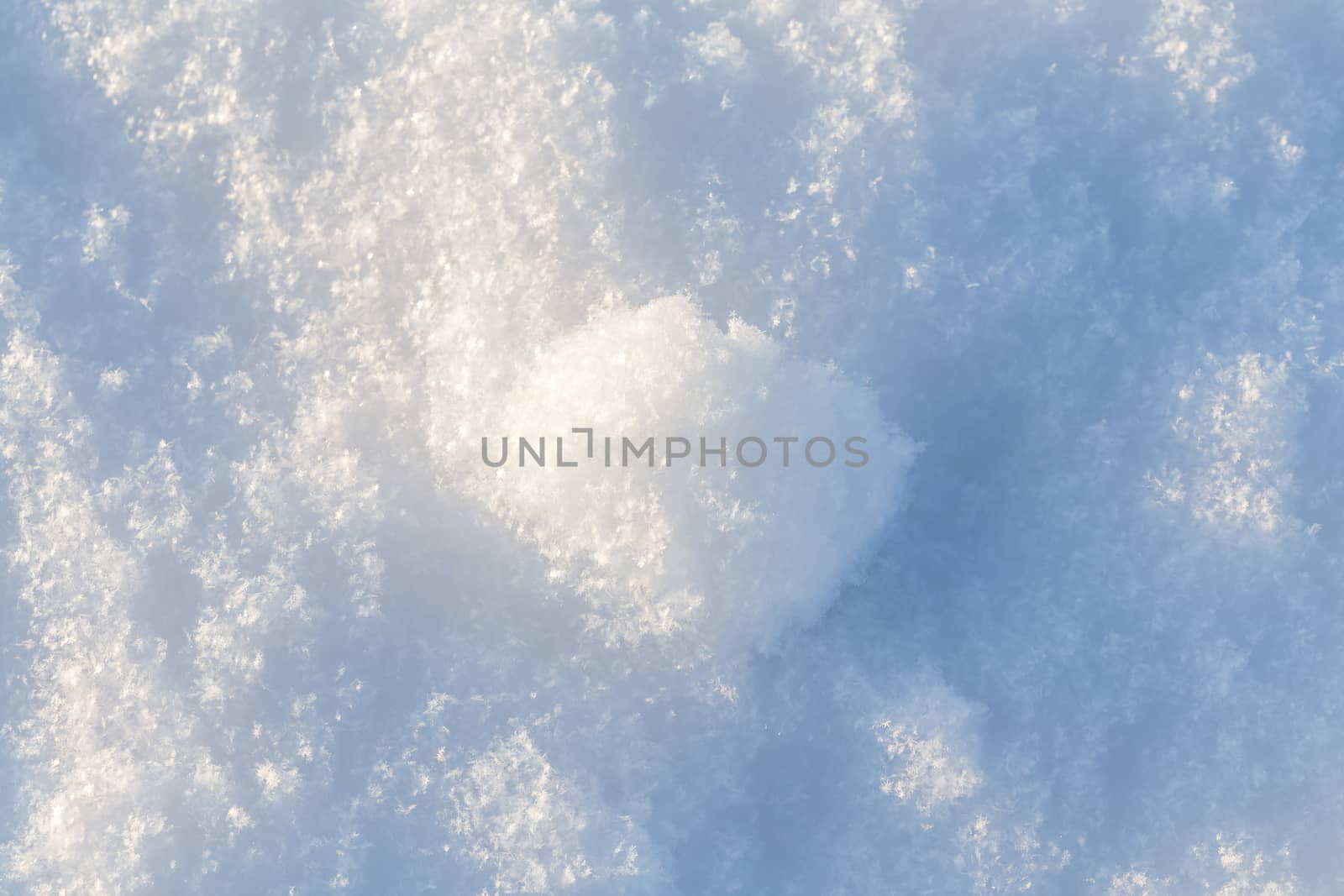 Pure snow texture - cold winter shot