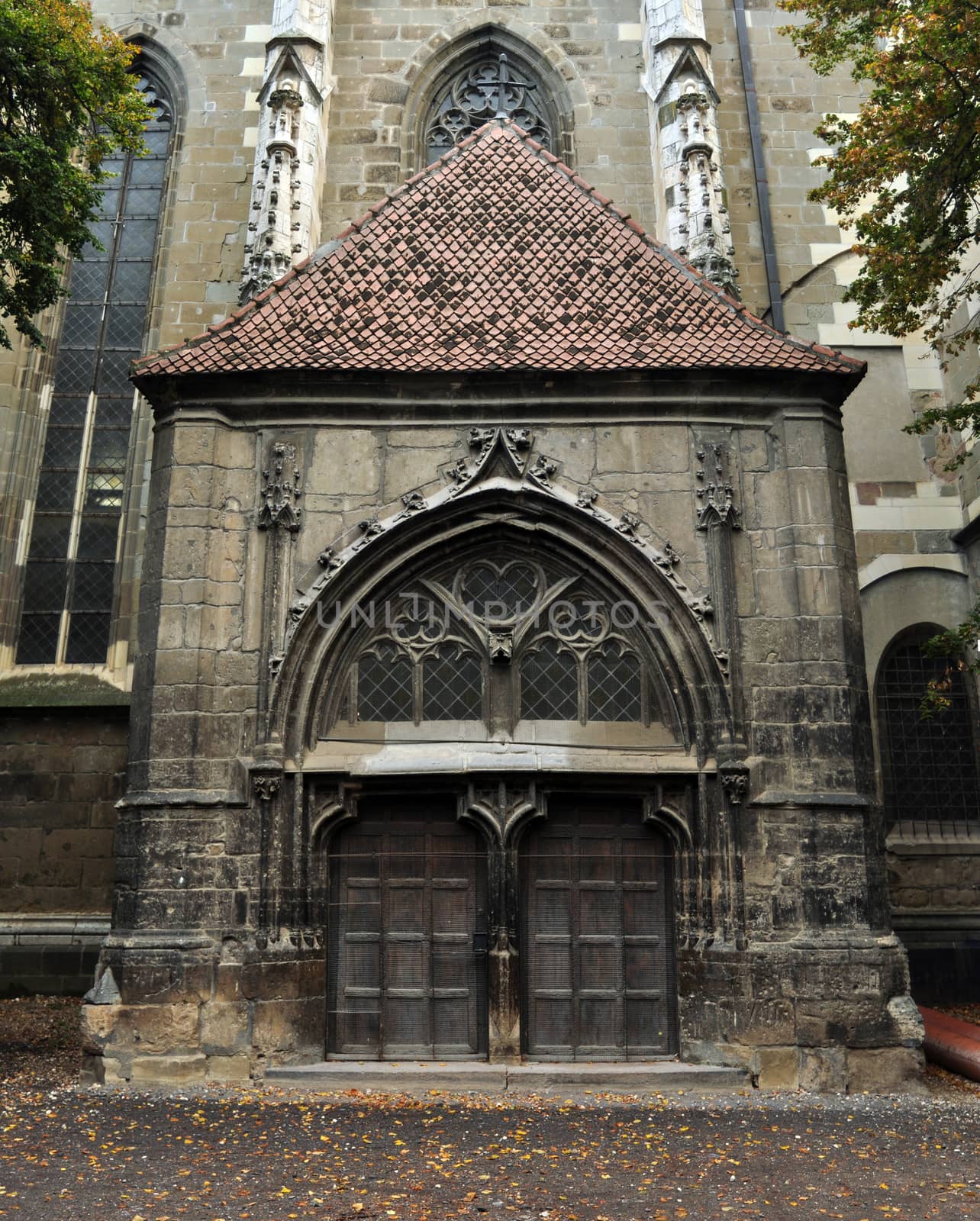 brasov city romania black church gate landmark architecture
