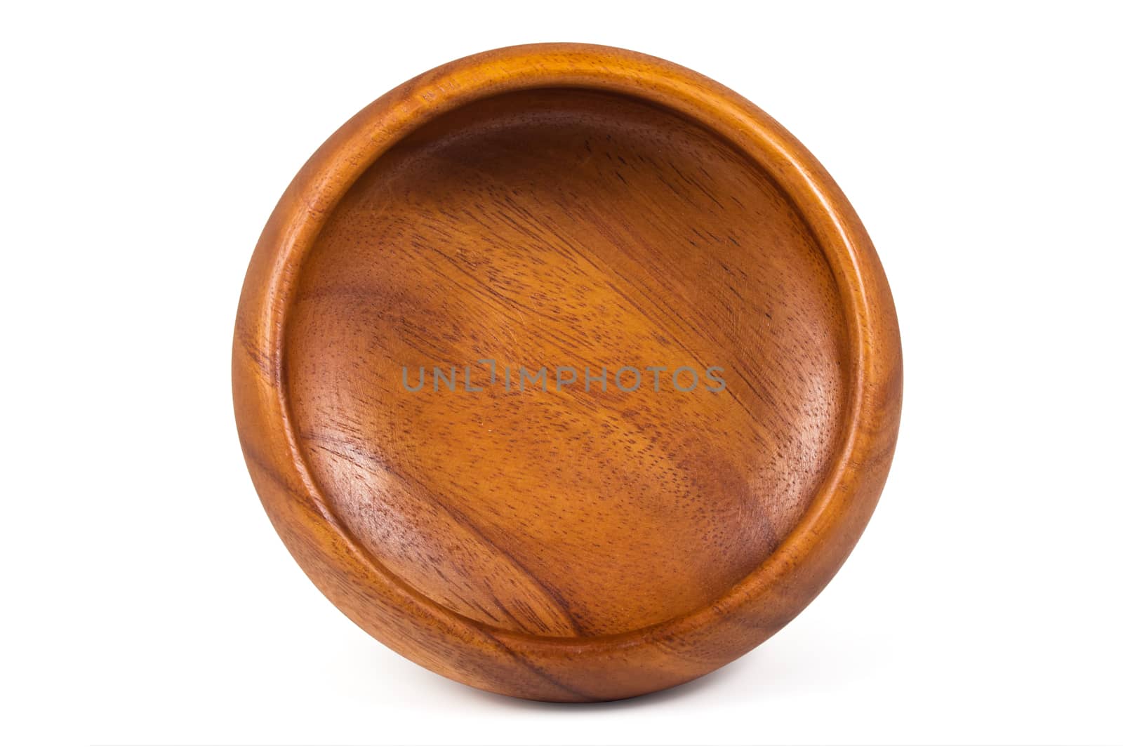 Bowl from a tree on a white background