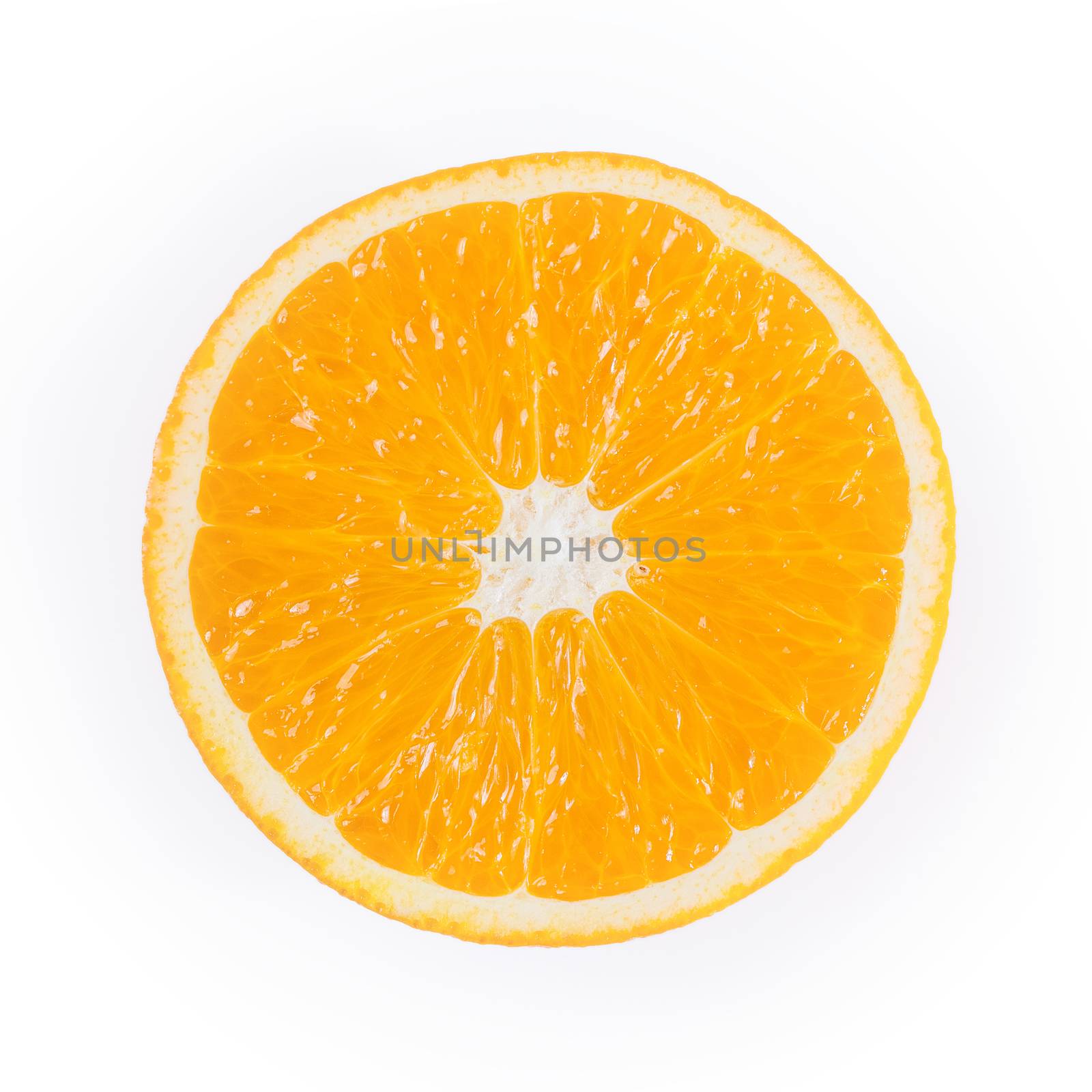 Slice of an orange by rufatjumali