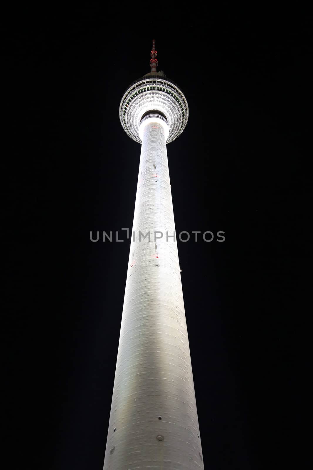 The Fernsehturm (TV Tower) is a television tower in central Berlin - Germany