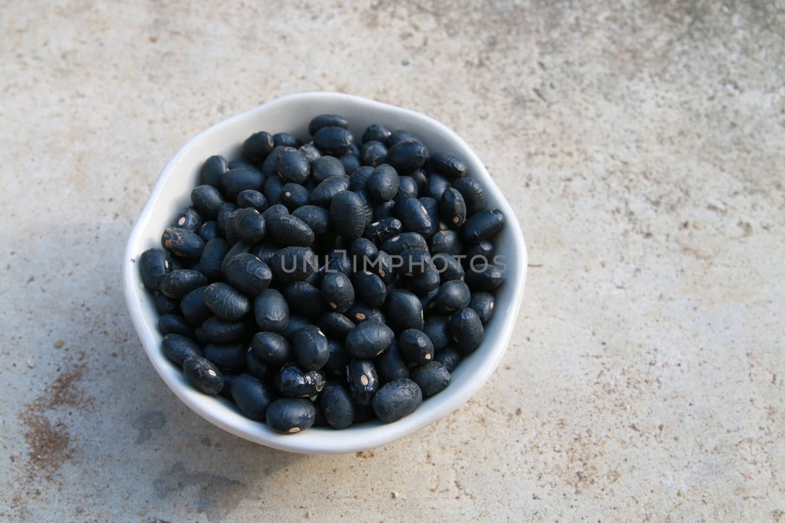 The cup of balck bean.Usually use for making beverage.