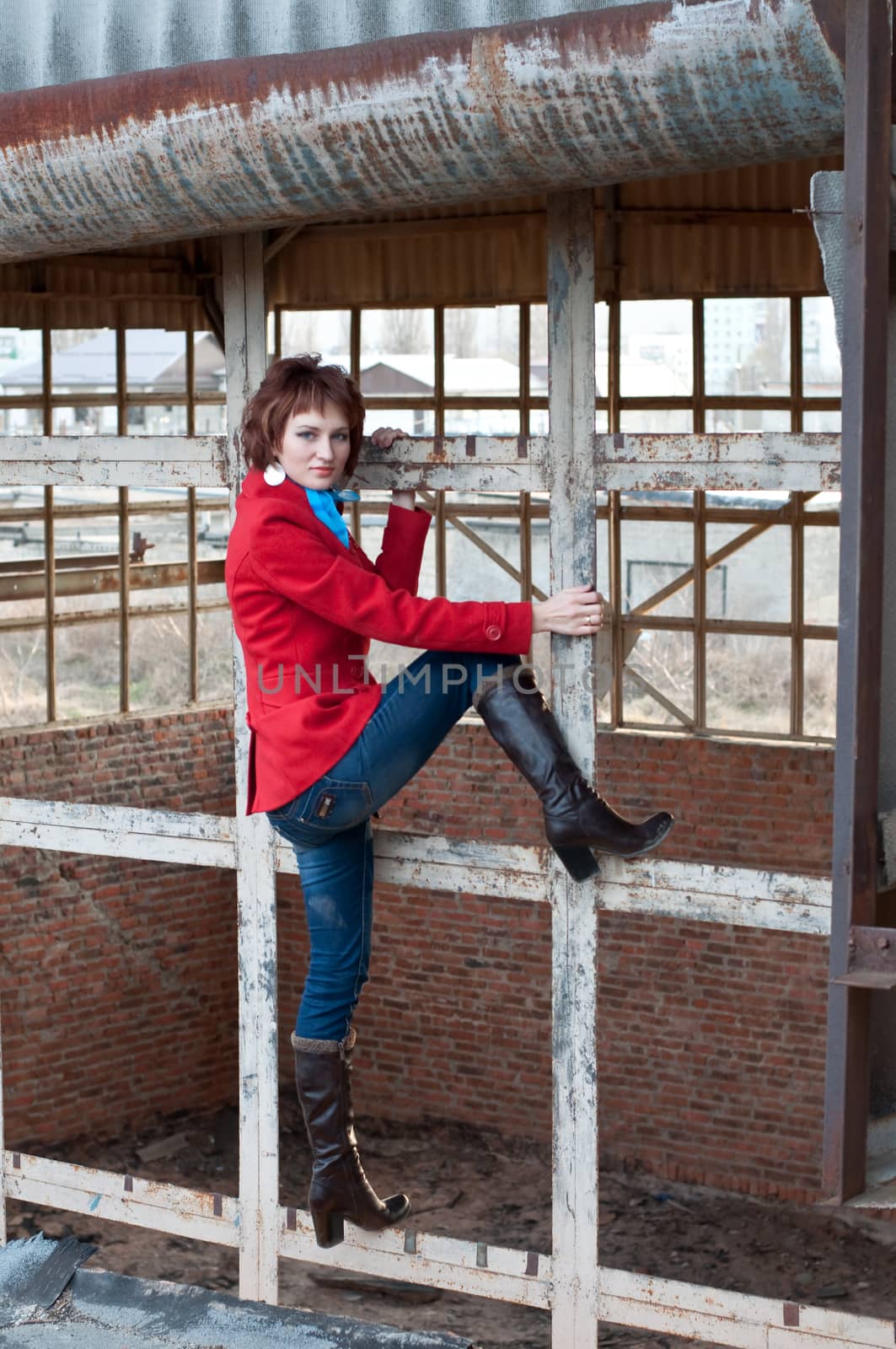 Portrait of a charming and lovely girl