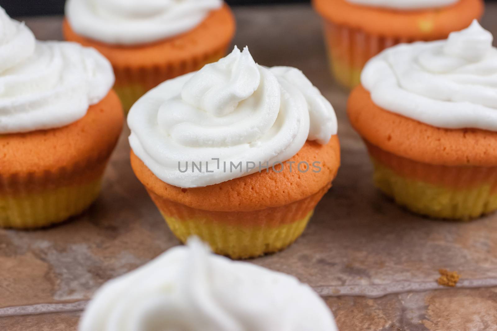 Candy Corn Cupcakes by SouthernLightStudios