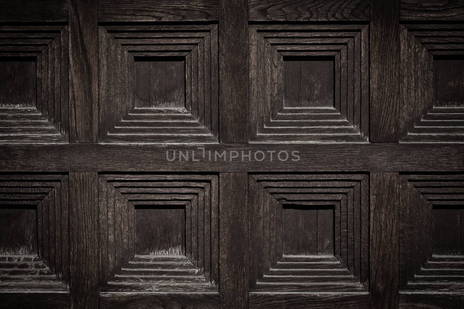 close-up image of an wooden ancient door