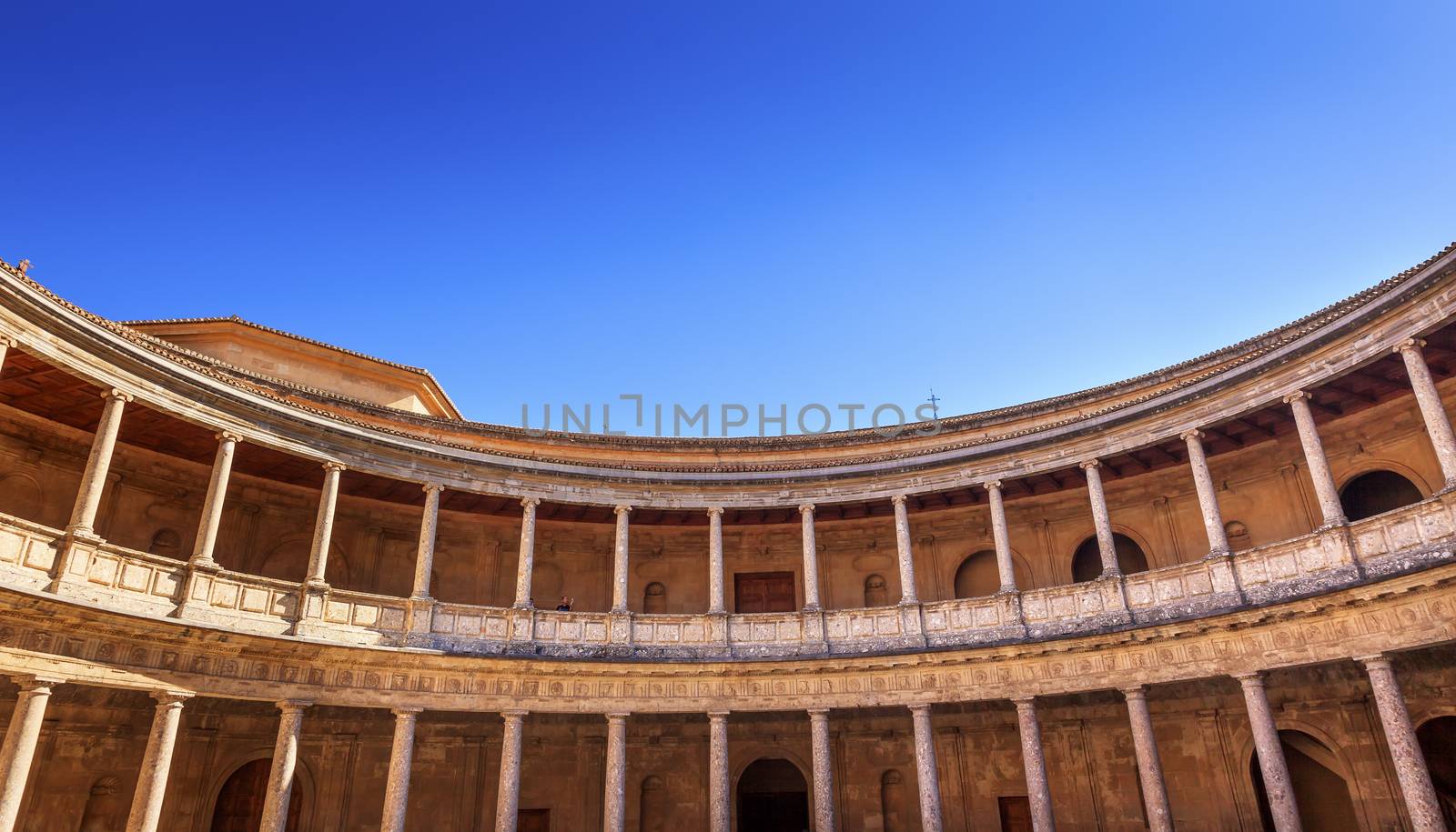 Alhambra Palace Carolos 5th Granada Andalusia Spain  