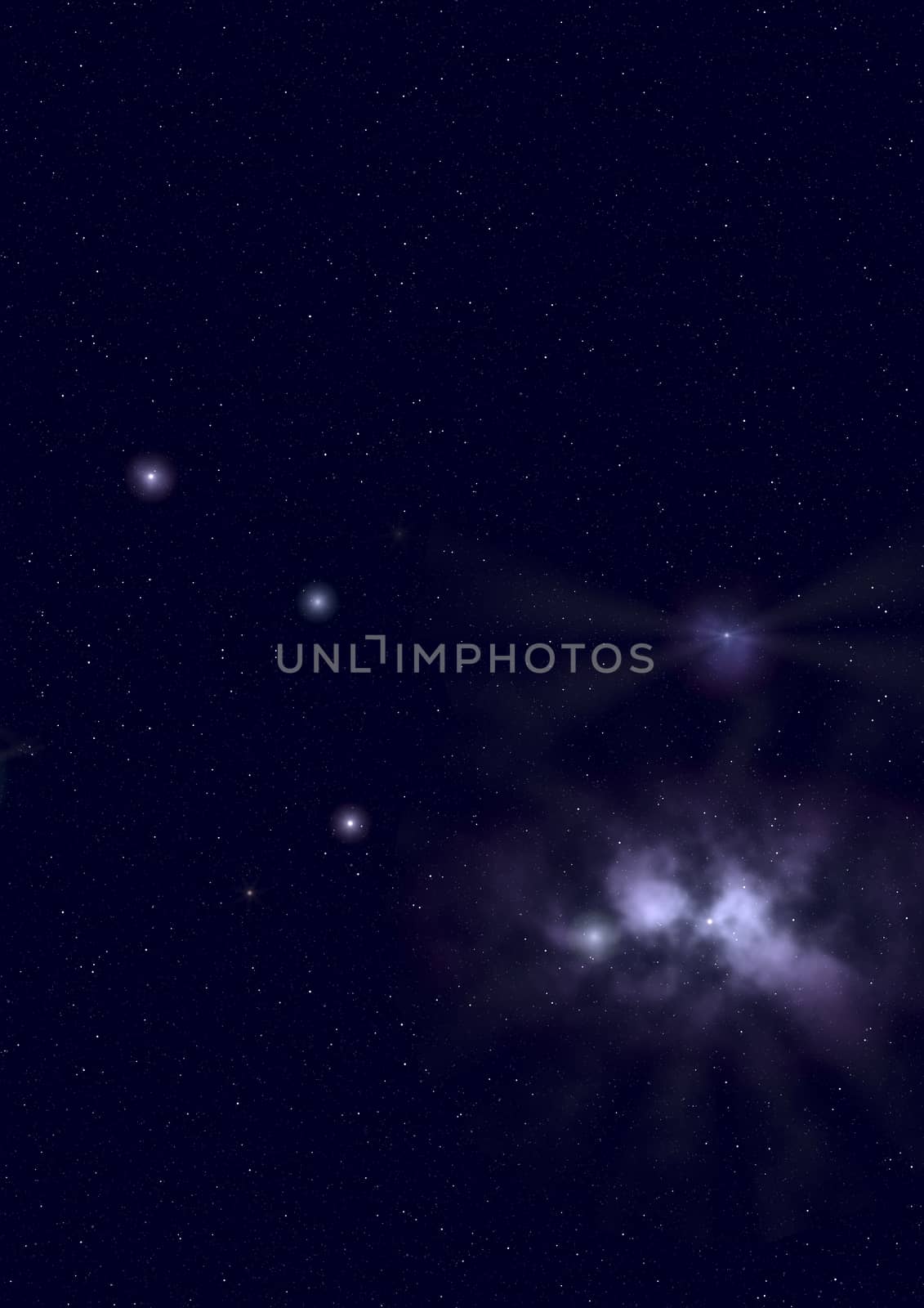 Small part of an infinite star field of space in the Universe. "Elements of this image furnished by NASA".