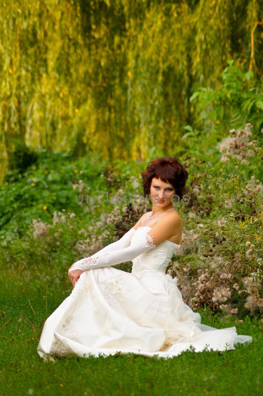 <font><font>Красивая девушка в свадебном платье</font></font> by Viktoha