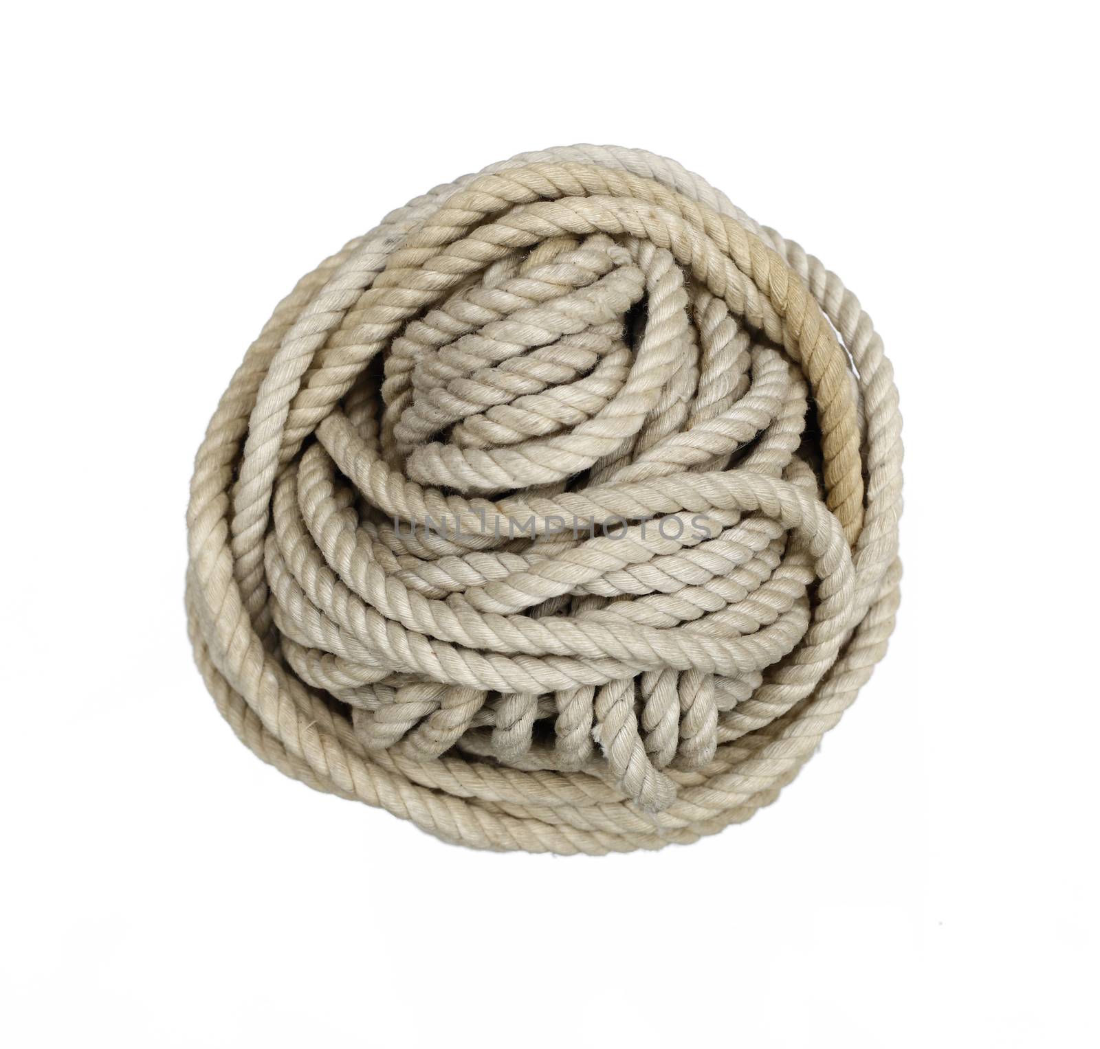 Detail of the twine ball - ball of twine