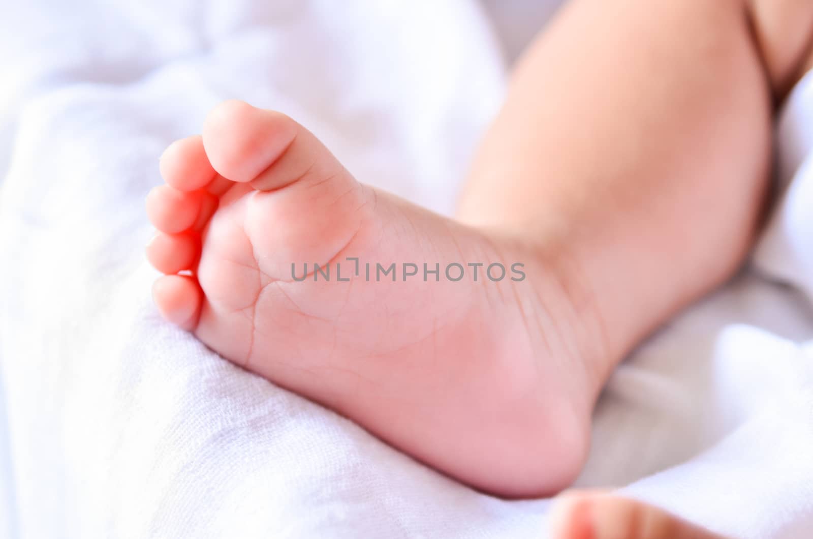 Baby feet newborn