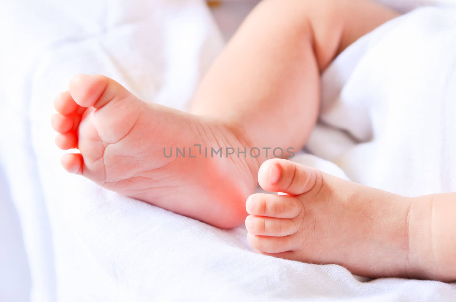 Baby feet newborn