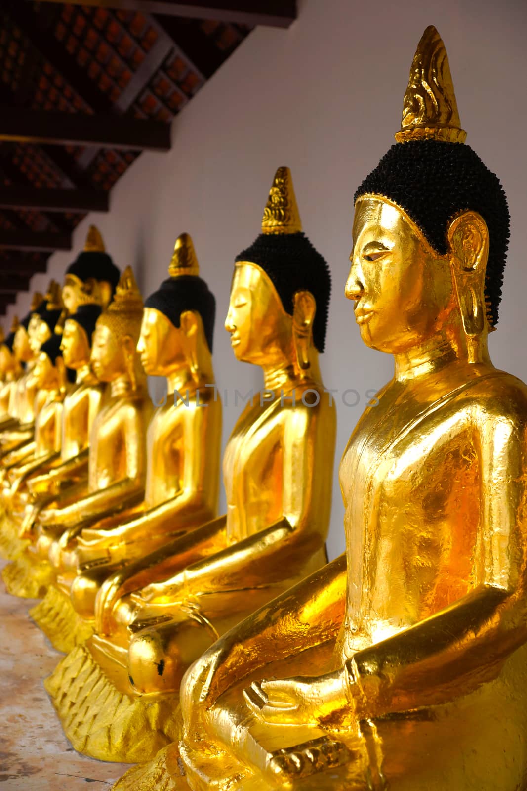 Buddha statue in Wat Pra That Chai Ya at South of Thailand by Noppharat_th