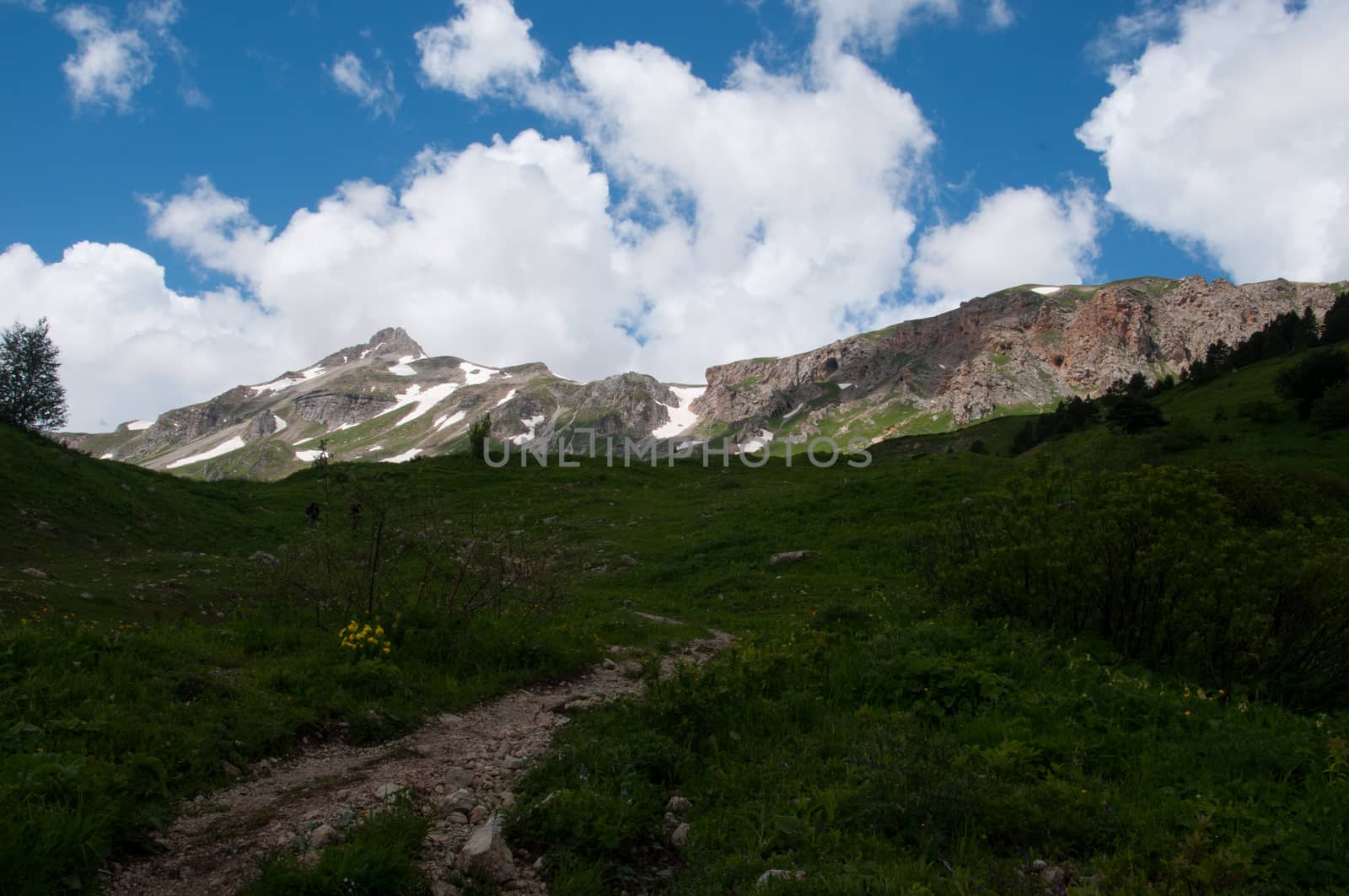 The magnificent mountain scenery of the Caucasus Nature Reserve by Viktoha