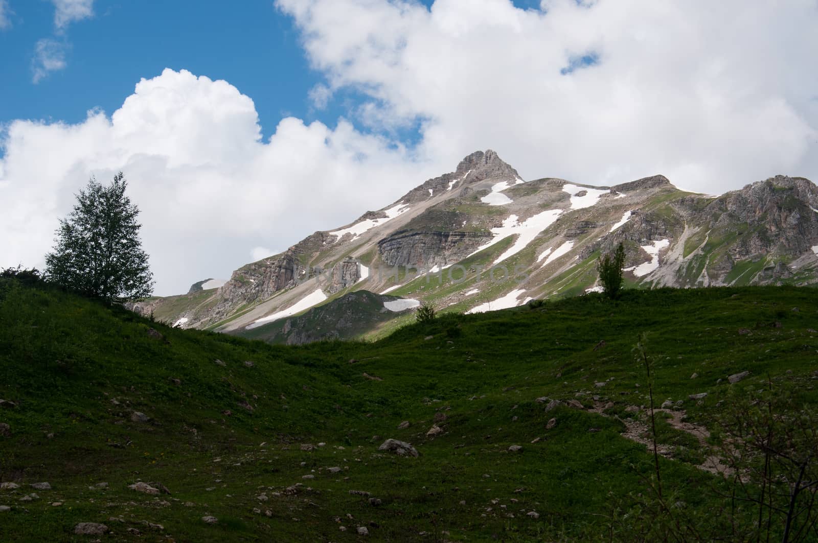 The magnificent mountain scenery of the Caucasus Nature Reserve by Viktoha