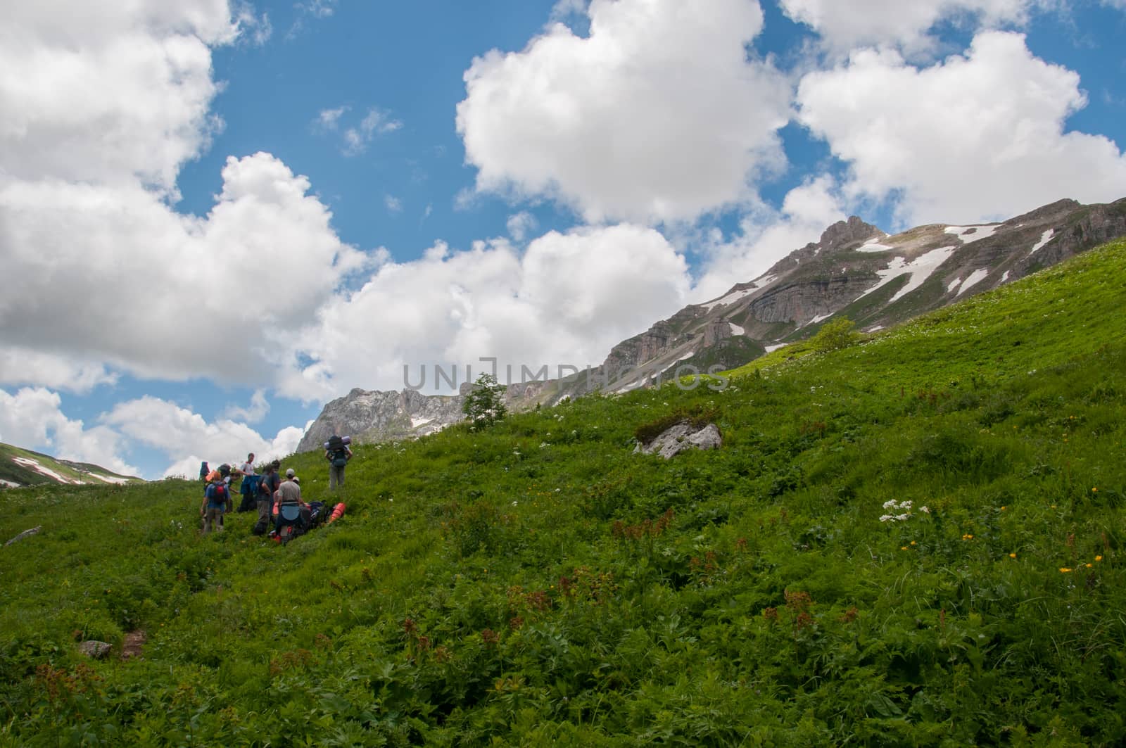 The magnificent mountain scenery of the Caucasus Nature Reserve by Viktoha