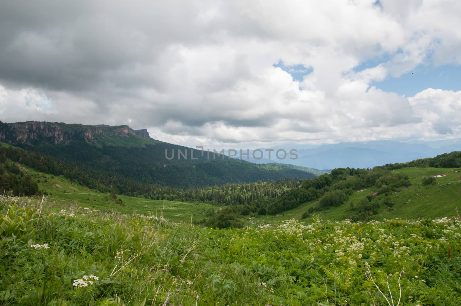 The magnificent mountain scenery of the Caucasus Nature Reserve by Viktoha