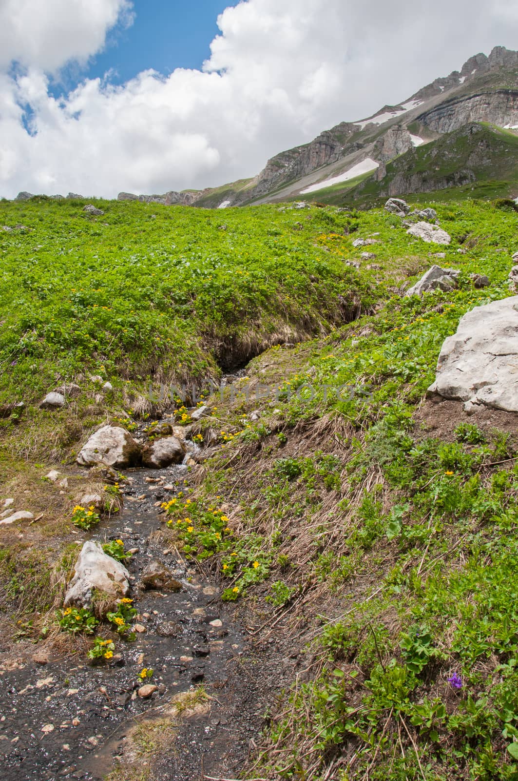 The magnificent mountain scenery of the Caucasus Nature Reserve by Viktoha