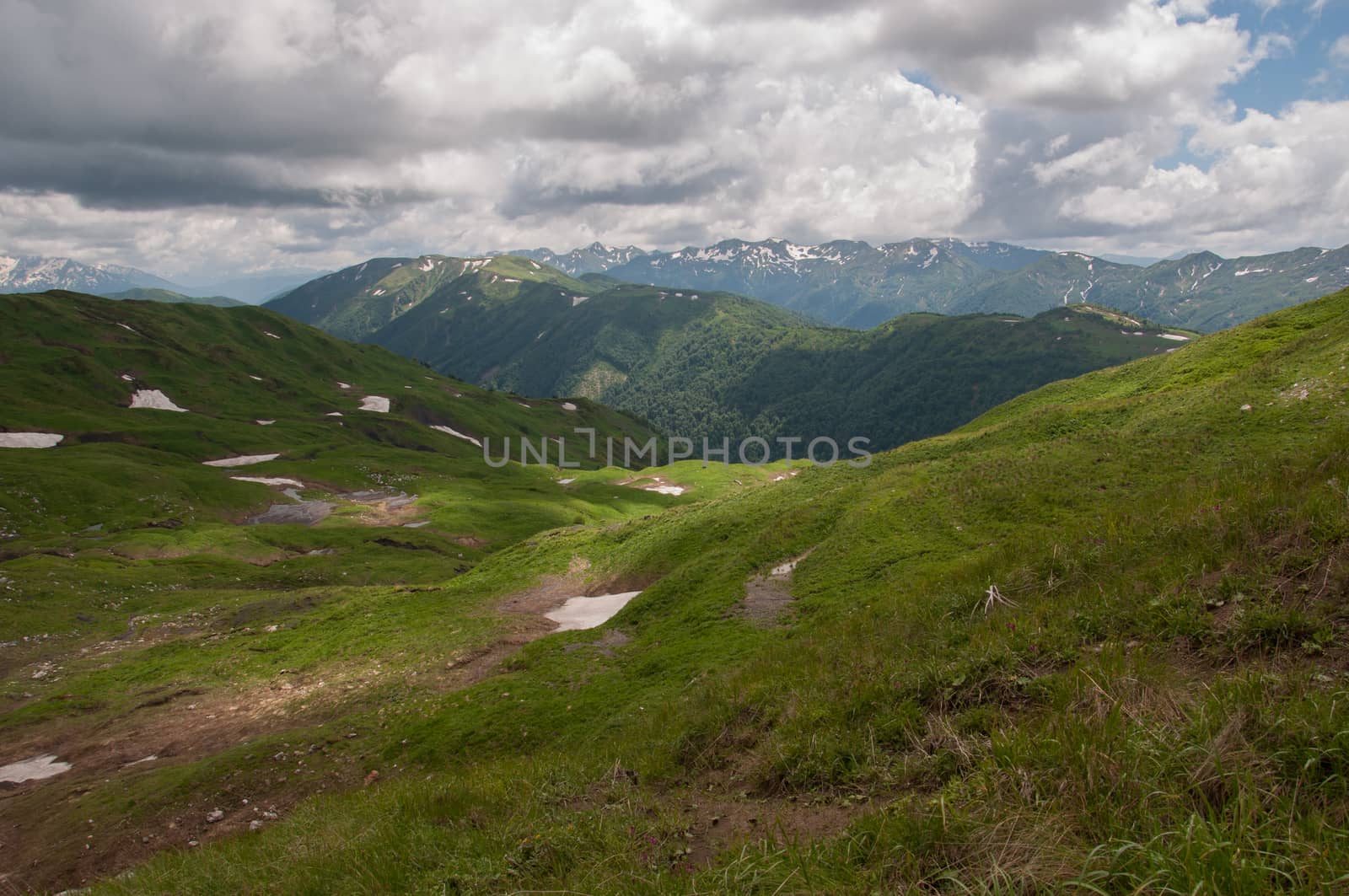 The magnificent mountain scenery of the Caucasus Nature Reserve by Viktoha