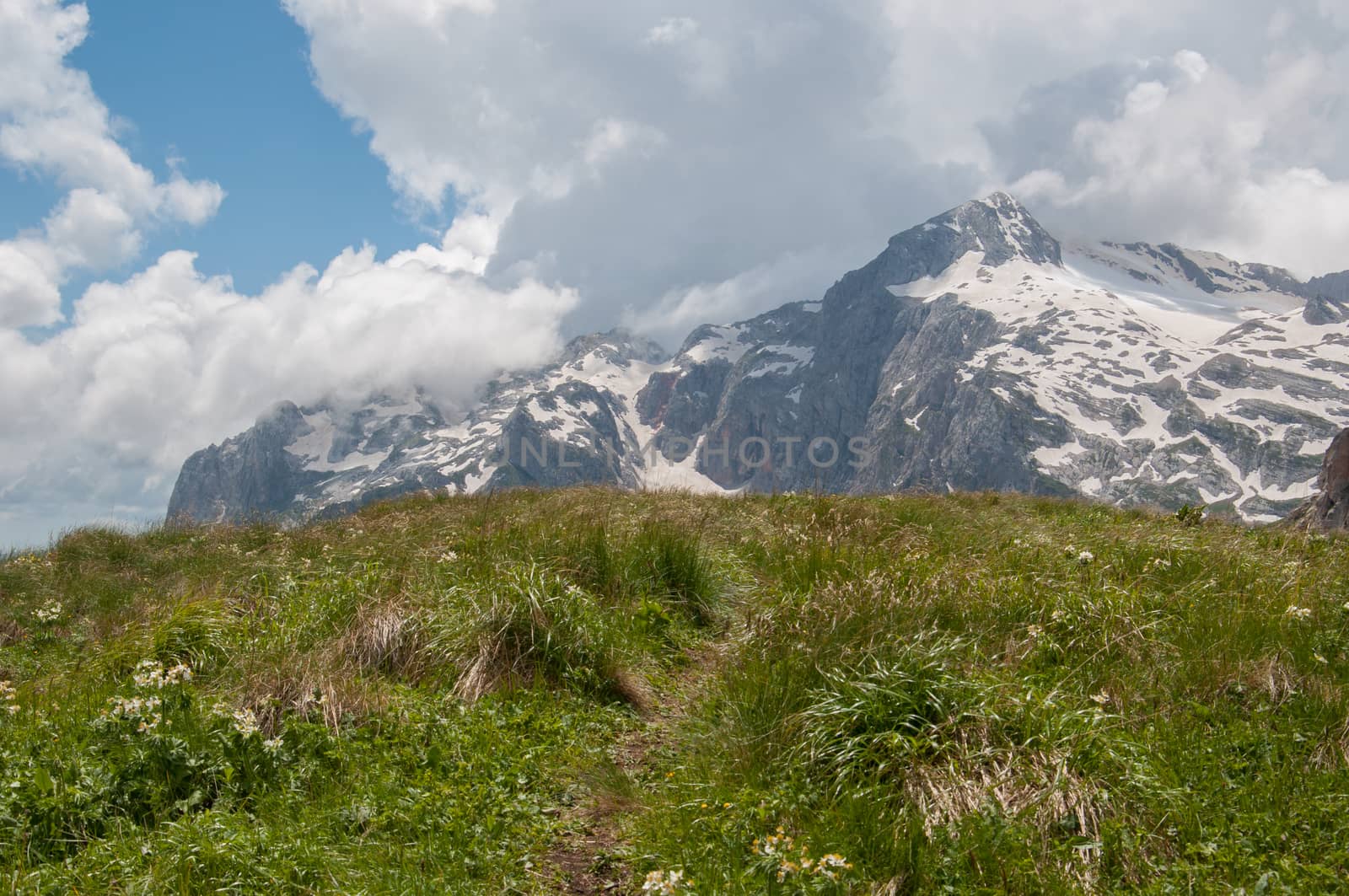 The magnificent mountain scenery of the Caucasus Nature Reserve by Viktoha