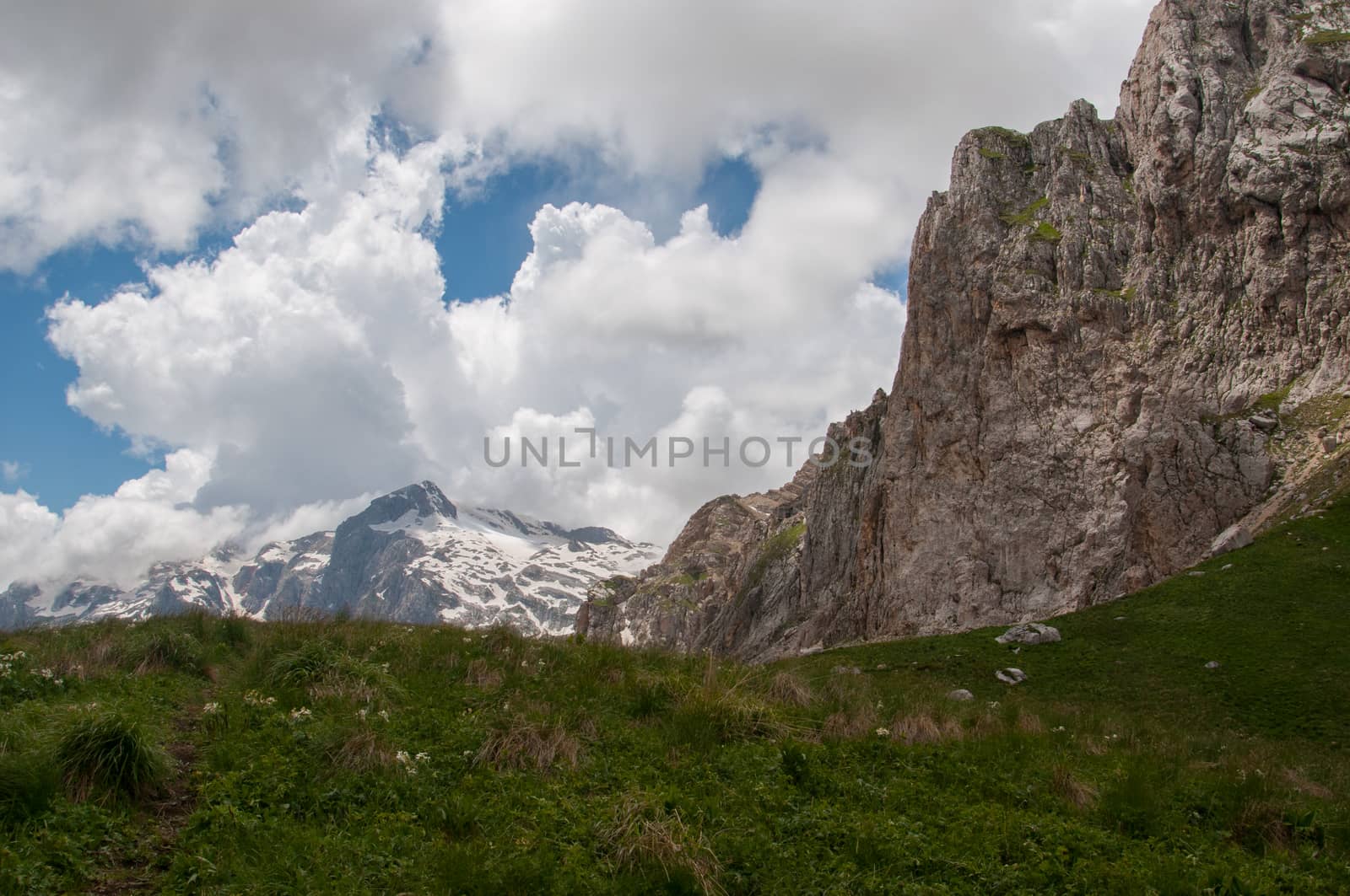 The magnificent mountain scenery of the Caucasus Nature Reserve by Viktoha