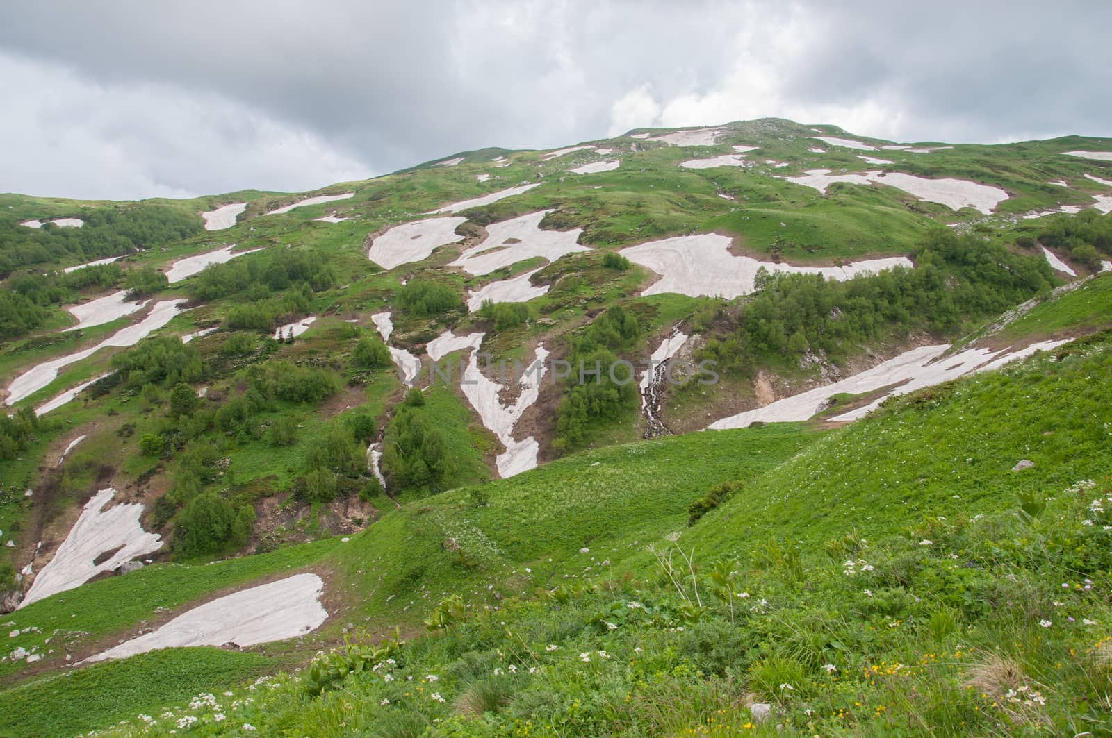 The magnificent mountain scenery of the Caucasus Nature Reserve by Viktoha