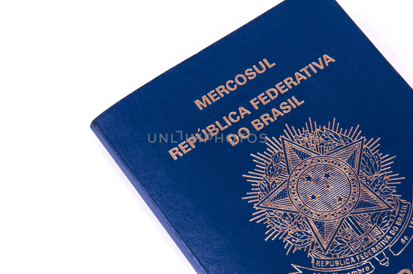Brazilian Passport on white background by rodrigobellizzi