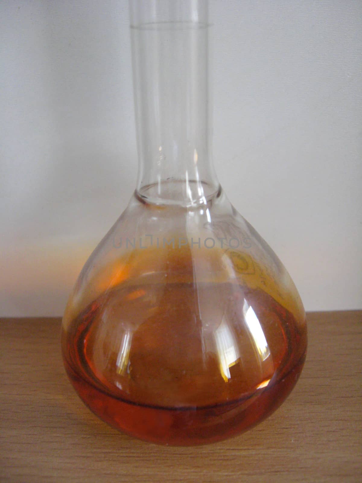 image of sample of oil in a flask