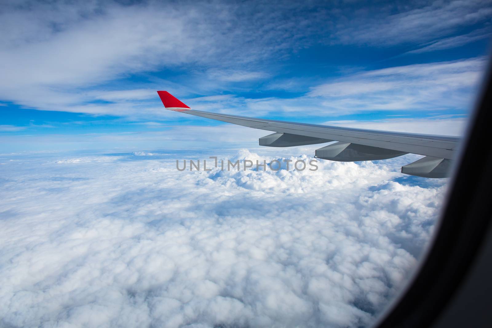 Spectacular view from  an airplane's window by viktor_cap