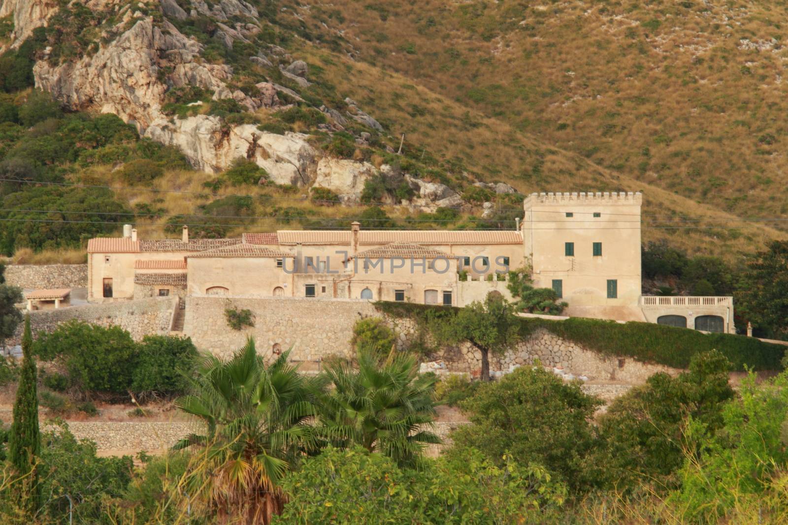 View of a disused finca near Puerto Pollensa by mitzy