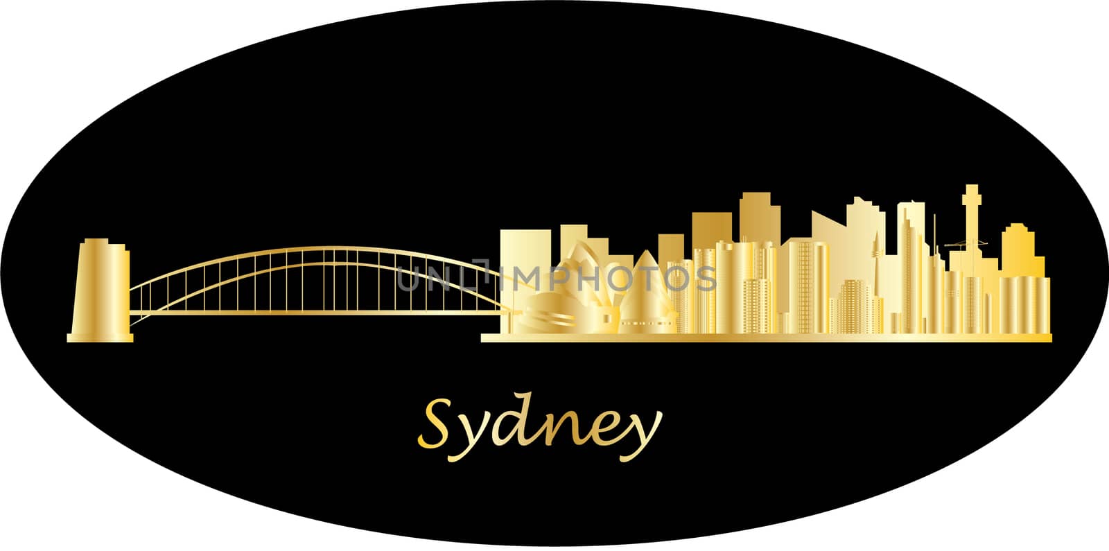 sydney skyline by compuinfoto