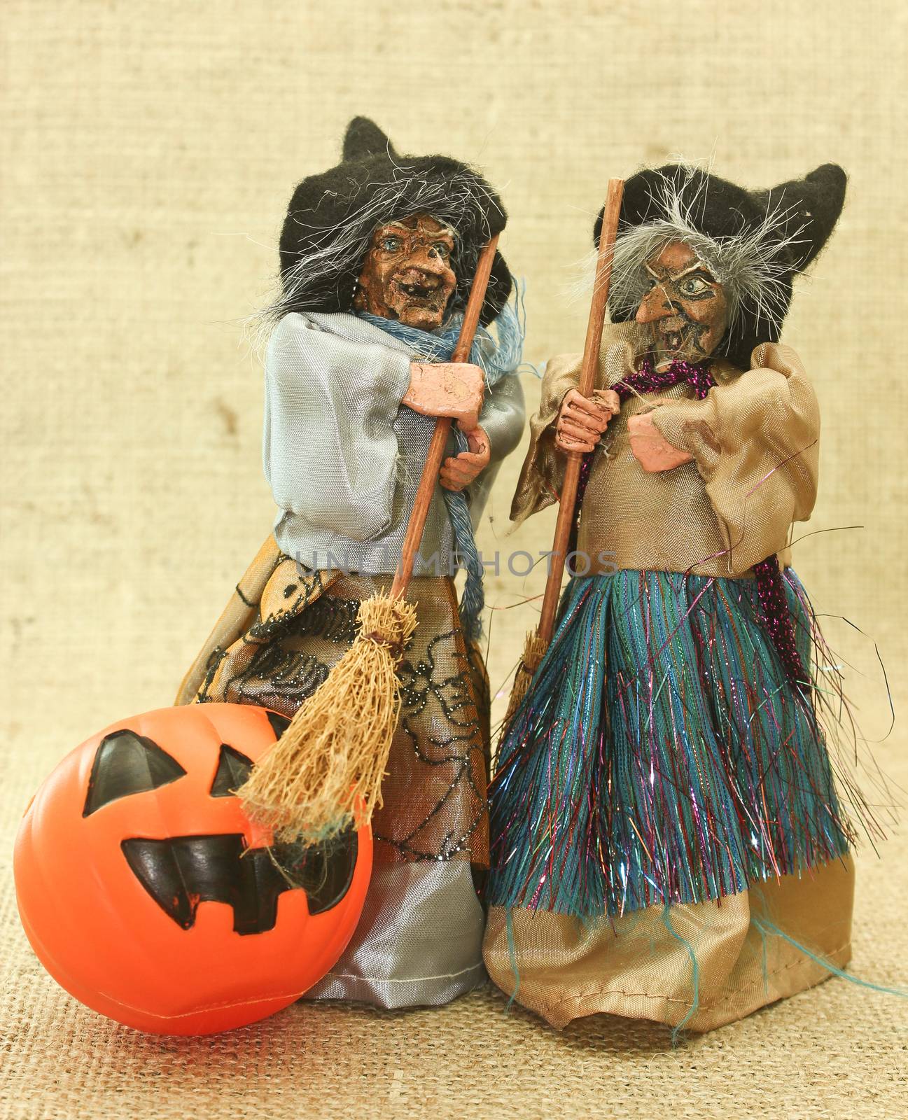 Halloween Creepy Ugly Witches and Jack Lantern Pumpkin by BassemAdel