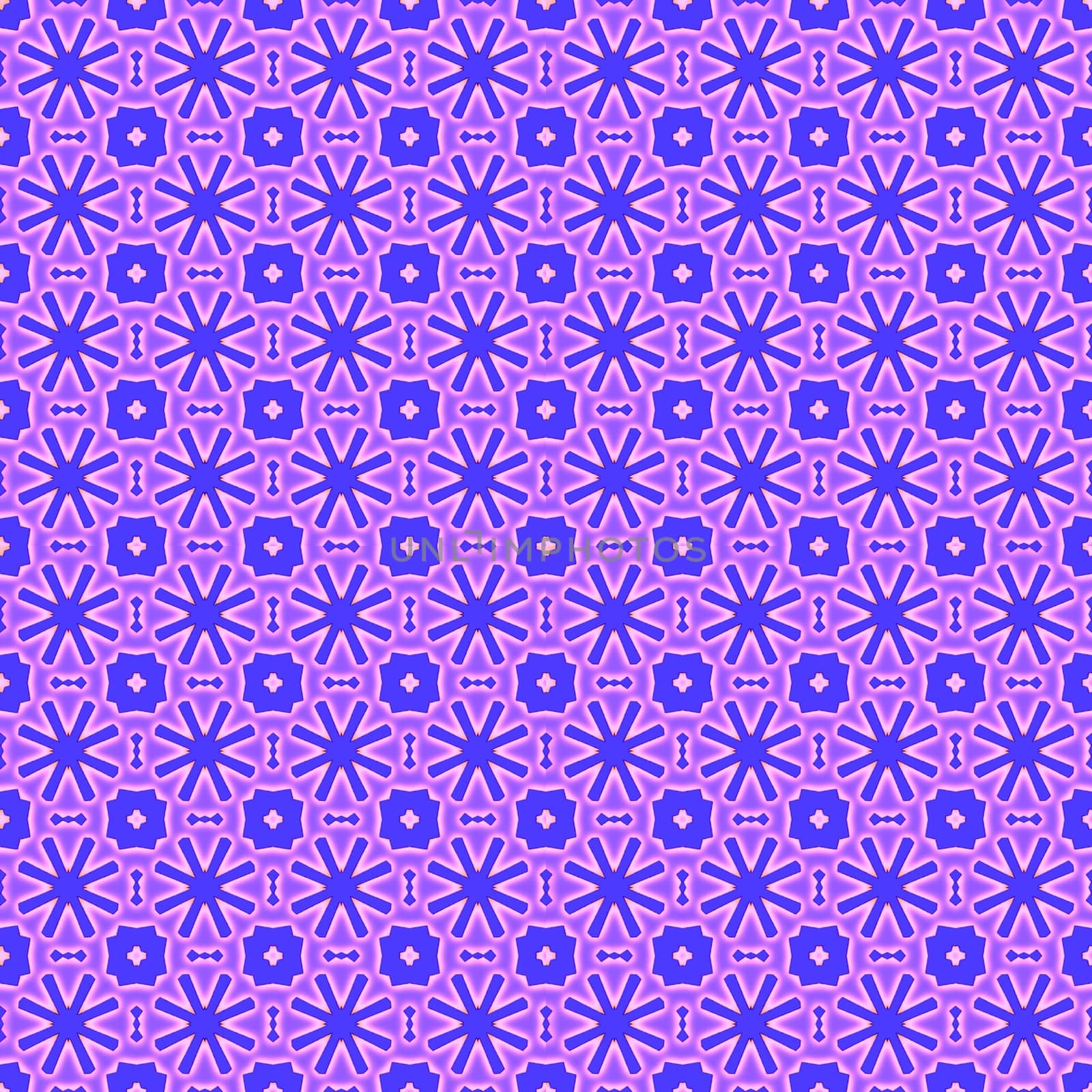 Digital computer graphic - decorative seamless ornament in a bright colors for design.