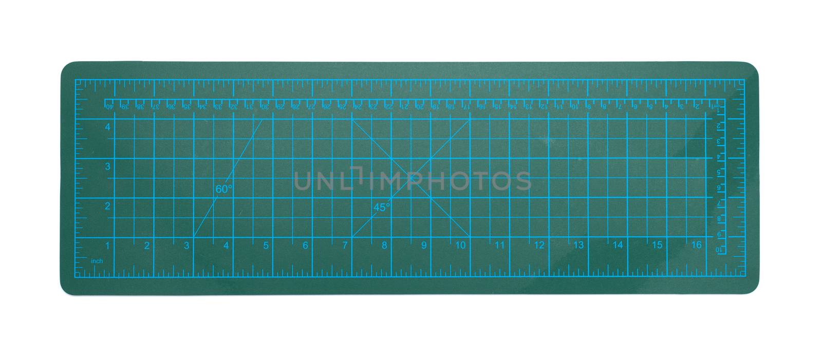green cutting mat on a white background by DNKSTUDIO