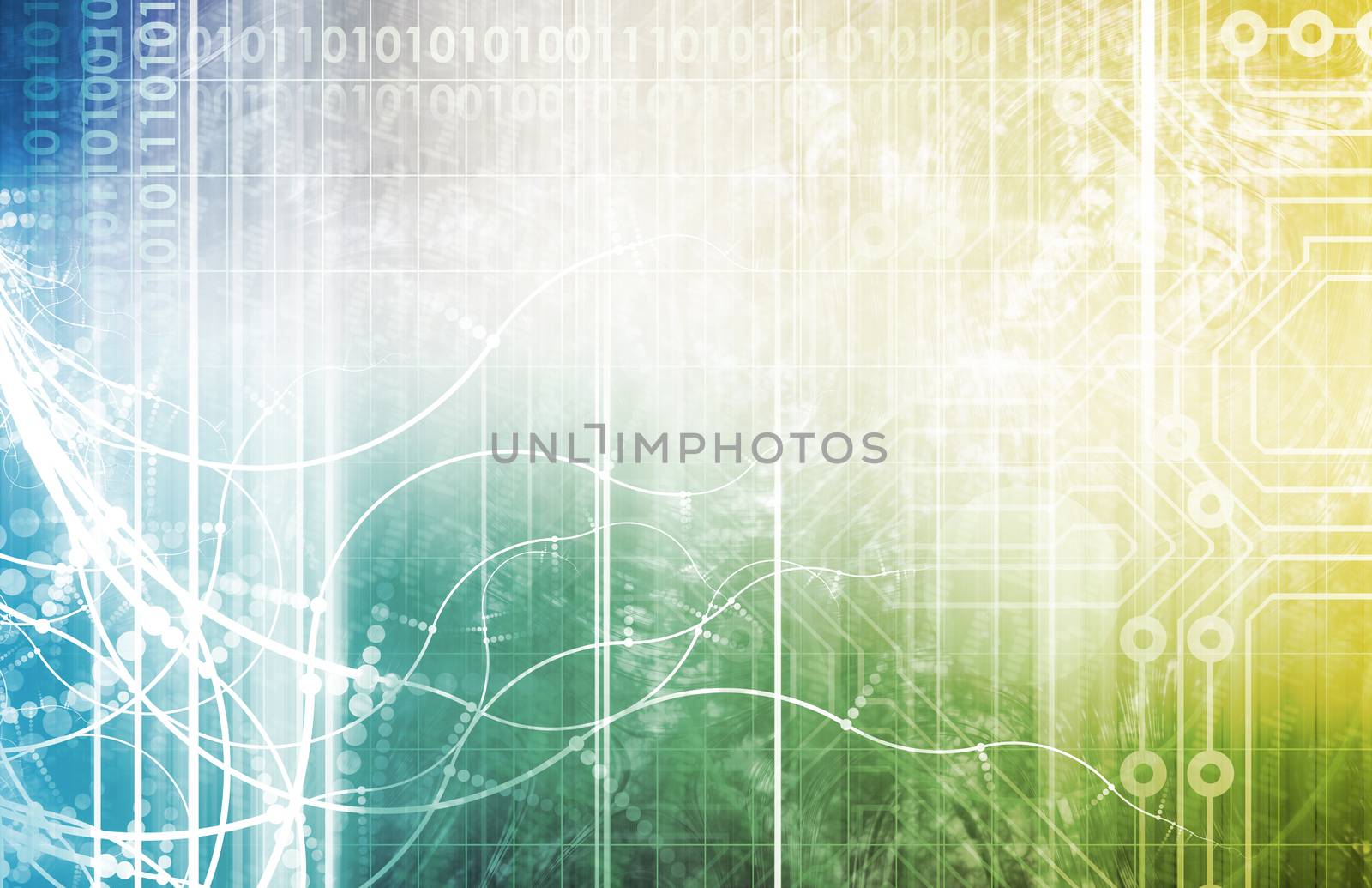 Lab Research as an Art Concept Background