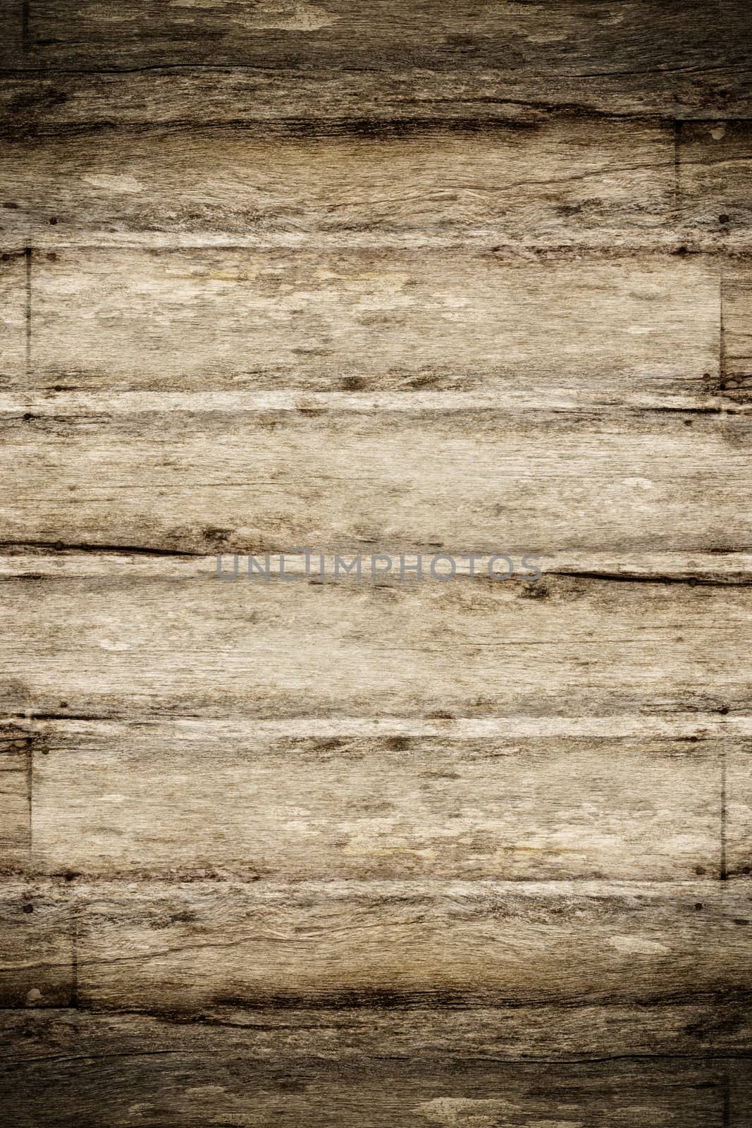 Brown wood plank wall texture background by Noppharat_th