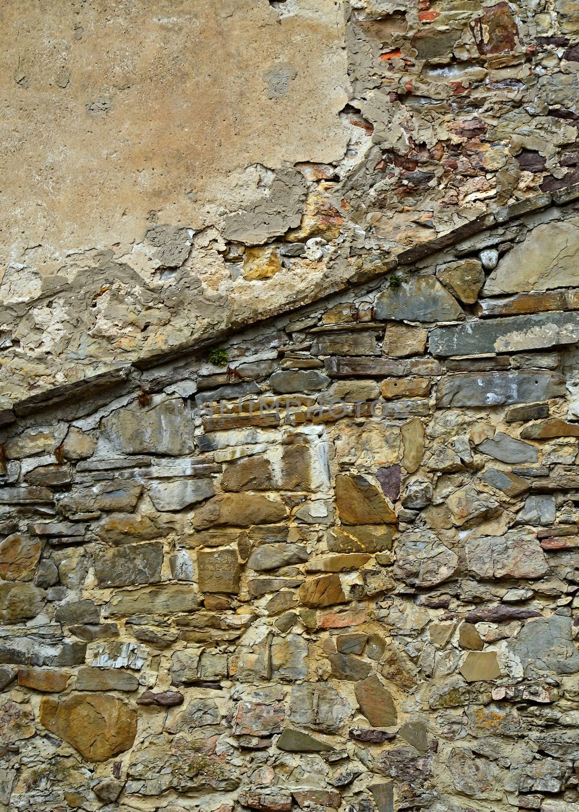 background or texture old stone castle wall