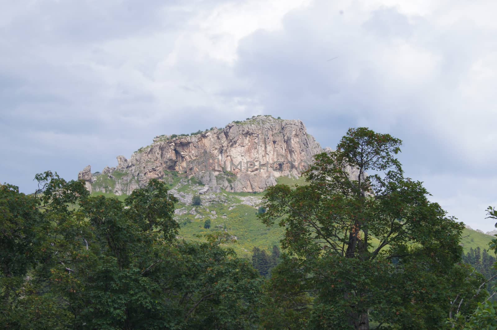 Mountains of the Caucasian natural reserve