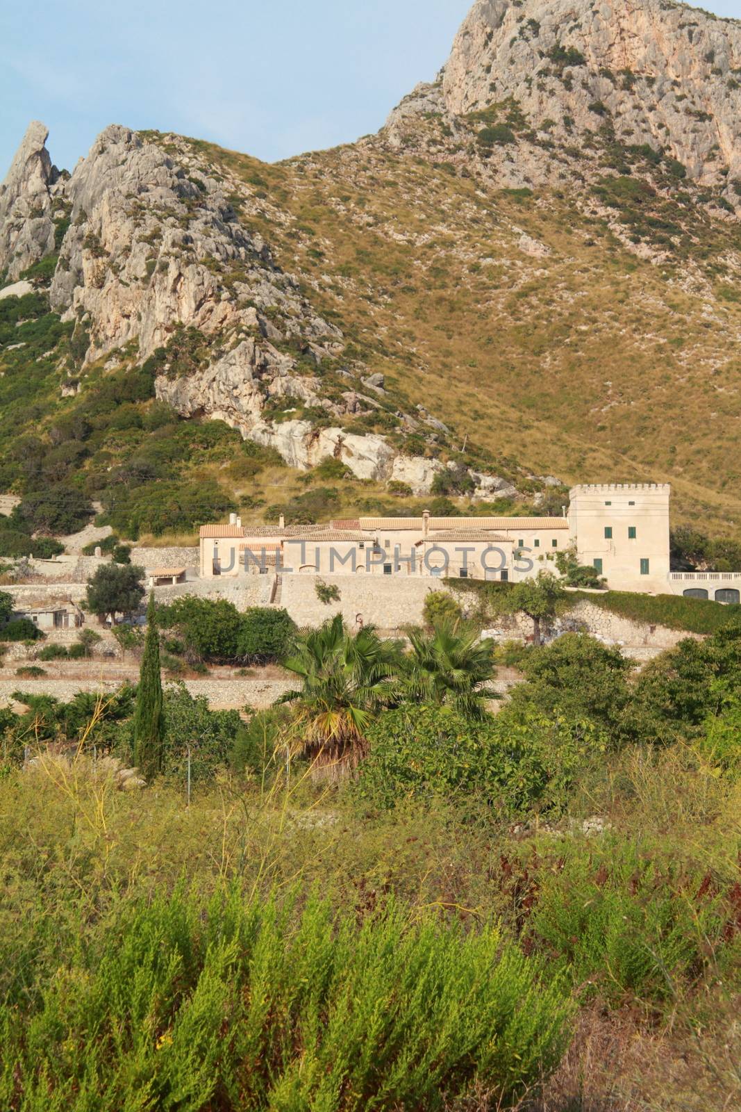 View of a disused finca near Puerto Pollensa by mitzy