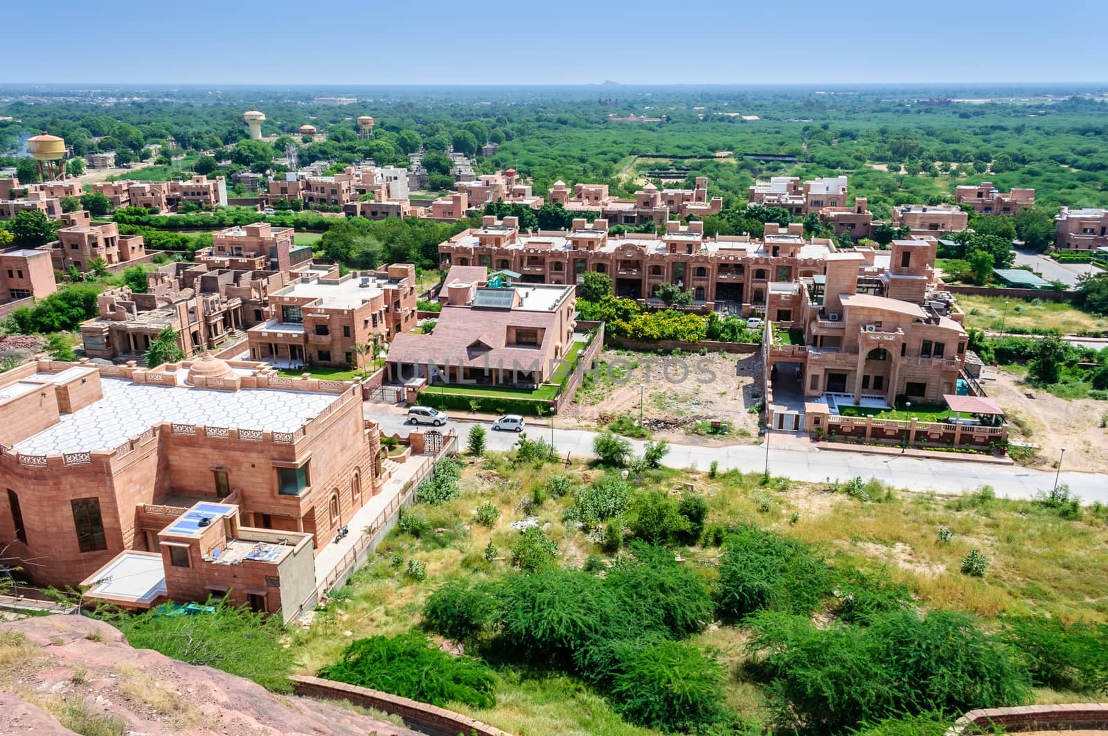 View of Jodhpur city from Umaid Bhawan