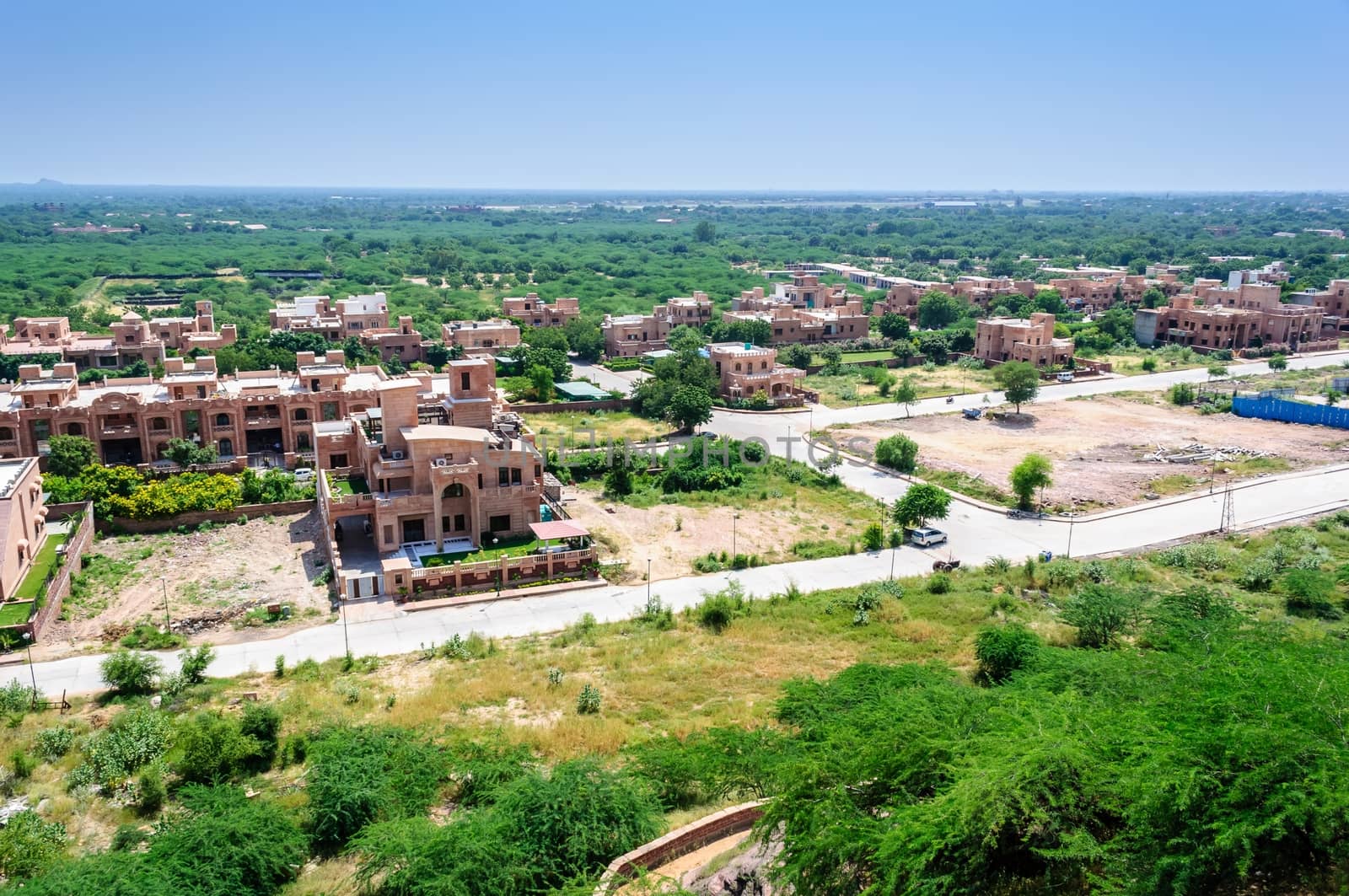 View of Jodhpur city from Umaid Bhawan