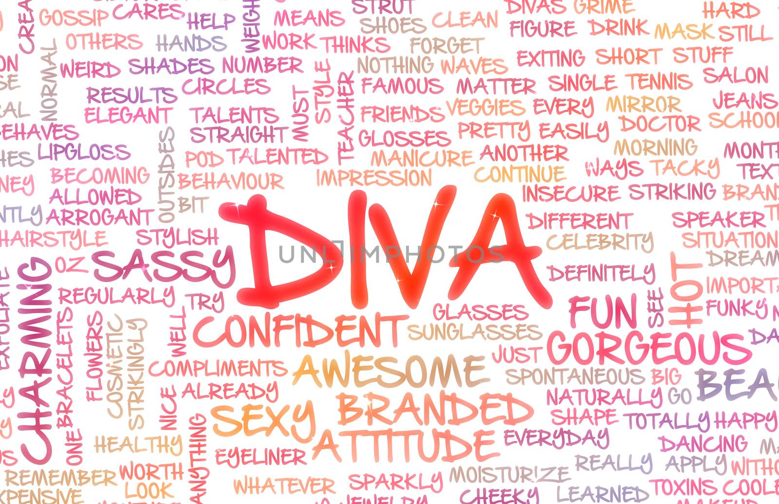 Diva Crazy Attitude as a Art Concept